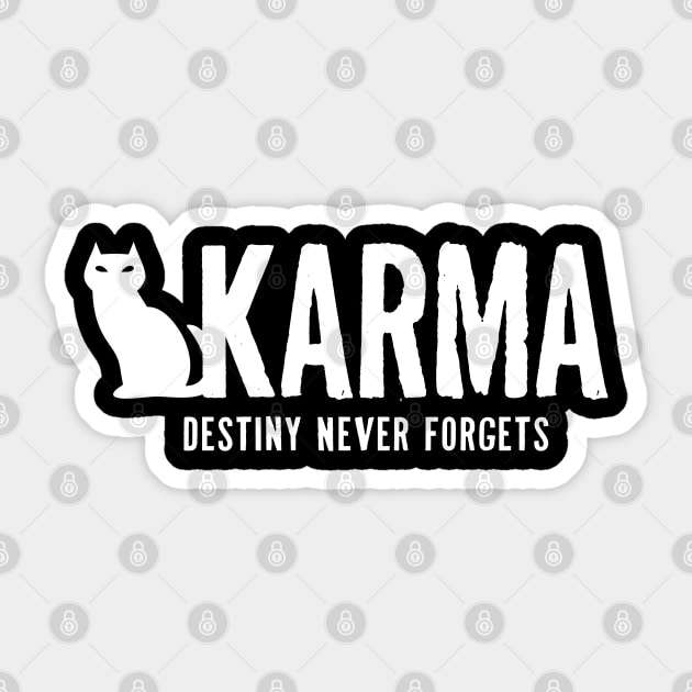 Karma Sticker by artslaves